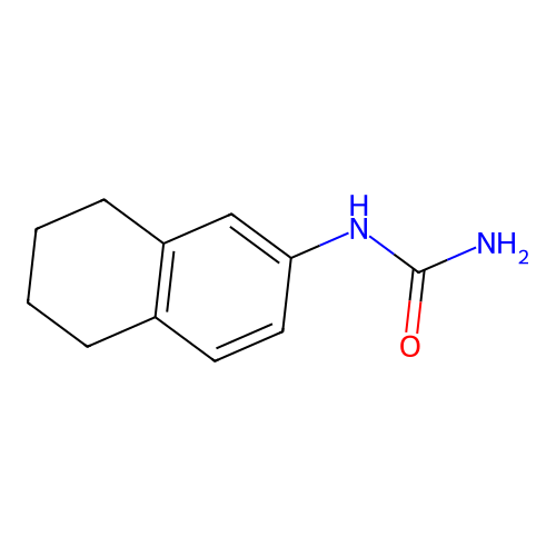 1-(5,6,7,8-Tetrahydronaphthalen-2-yl)urea structure