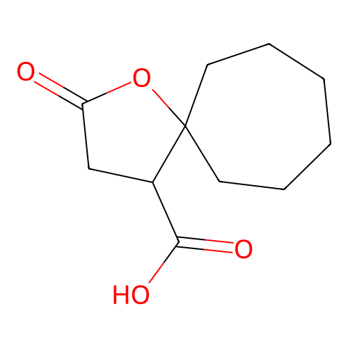 2-氧代-1-氧杂螺[4.6]十一烷-4-甲酸 structure