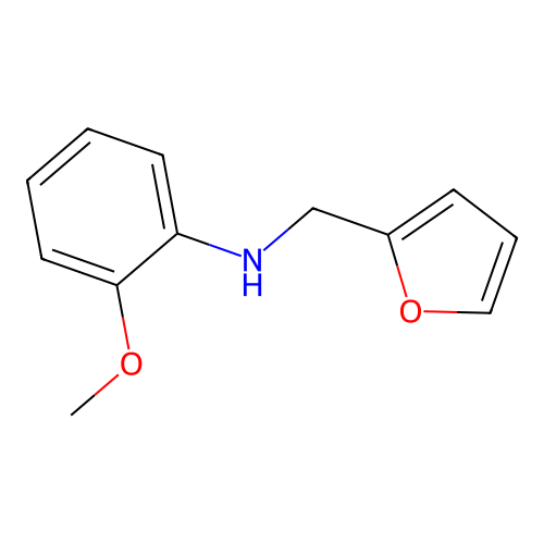 N-(furan-2-ylmethyl)-2-methoxyaniline structure