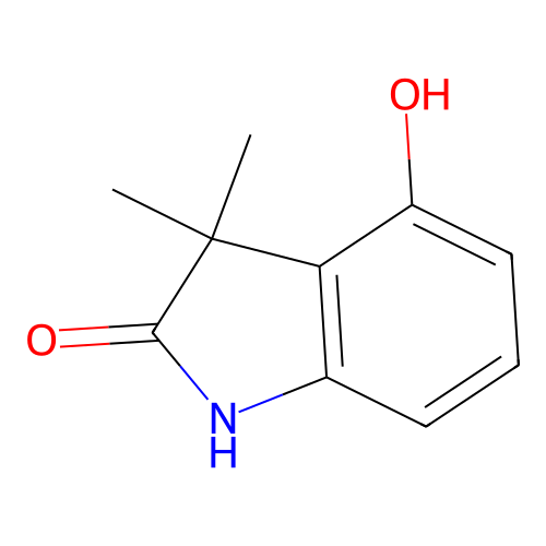 4-Hydroxy-3,3-dimethyl-1,3-dihydro-indol-2-one structure
