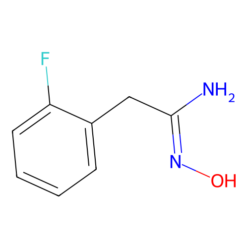 2-(2-Fluoro-phenyl)-N-hydroxy-acetamidine structure