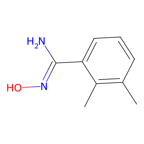 N'-hydroxy-2,3-dimethylbenzenecarboximidamide structure