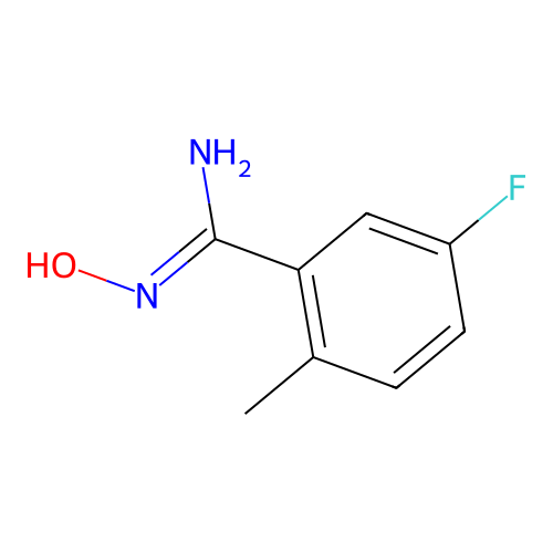 5-Fluoro-n'-hydroxy-2-methylbenzimidamide structure