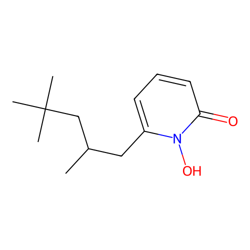 2(1H)-Pyridinone, 1-hydroxy-6-(2,4,4-trimethylpentyl)- structure