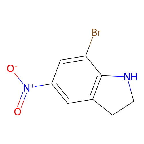 7-Bromo-5-nitroindoline structure