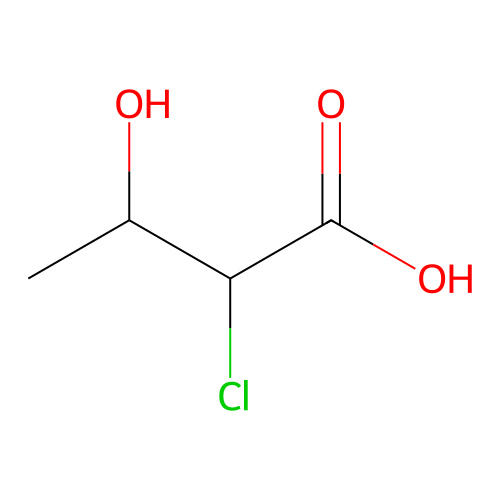 2-Chloro-3-hydroxy-butyric acid structure