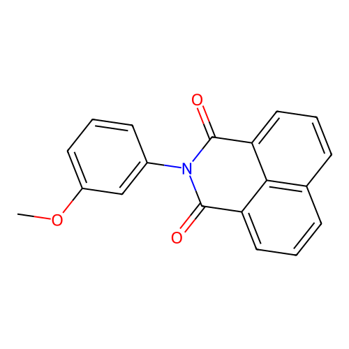 2-(3-Methoxyphenyl)benzo[de]isoquinoline-1,3-dione structure