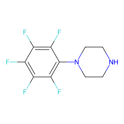 1-(2,3,4,5,6-Pentafluorophenyl)piperazine structure