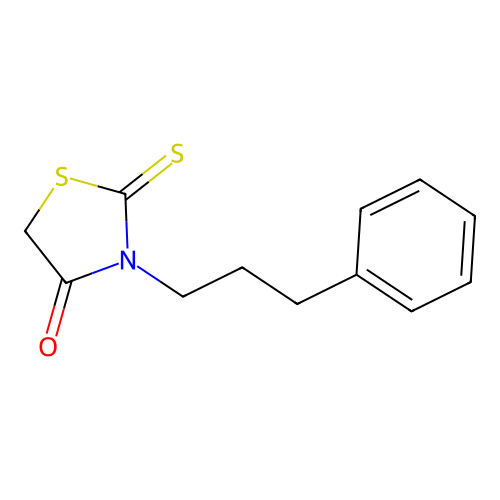 3-(3-Phenylpropyl)-2-sulfanylidene-1,3-thiazolidin-4-one structure