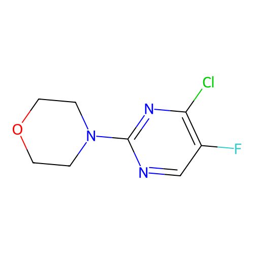 4-(4-Chloro-5-fluoro-2-pyrimidinyl)morpholine structure