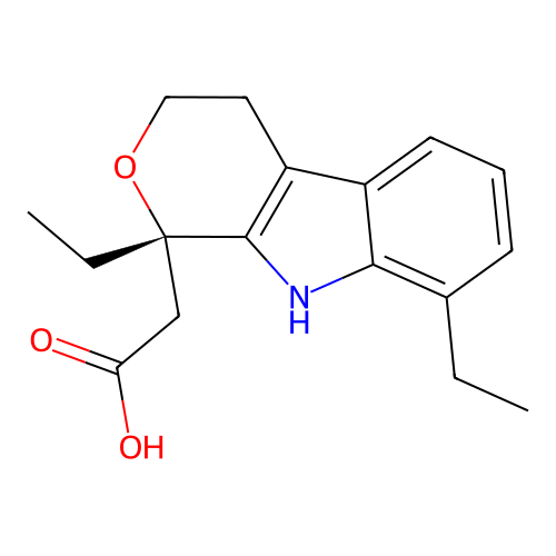 (+)-Etodolac structure
