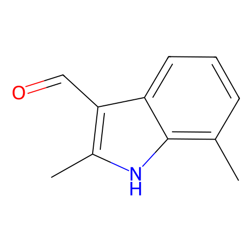 2,7-Dimethyl-1H-Indole-3-Carbaldehyde structure