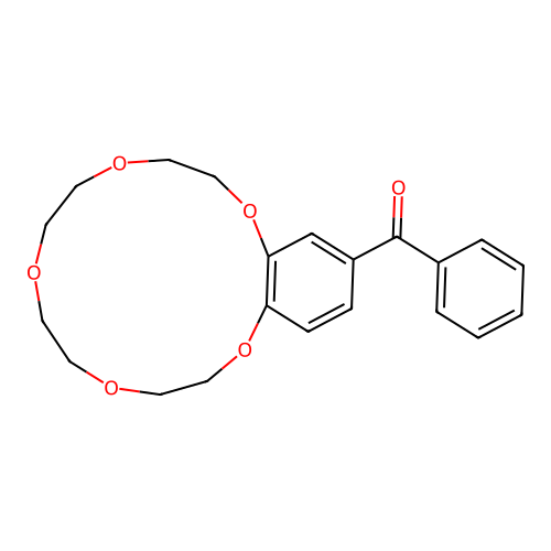 Benzoylbenzo-15-crown-5 structure