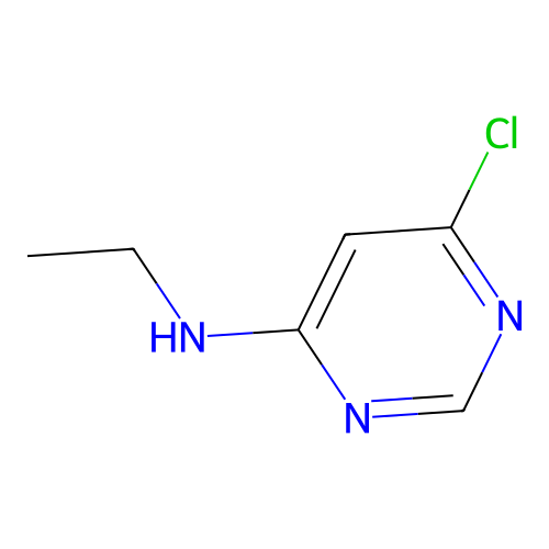 4-Chloro-6-(ethylamino)pyrimidine structure