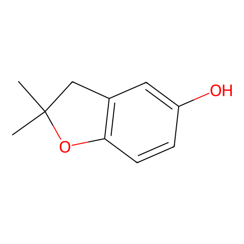 2,2-Dimethyl-2,3-dihydro-1-benzofuran-5-ol structure