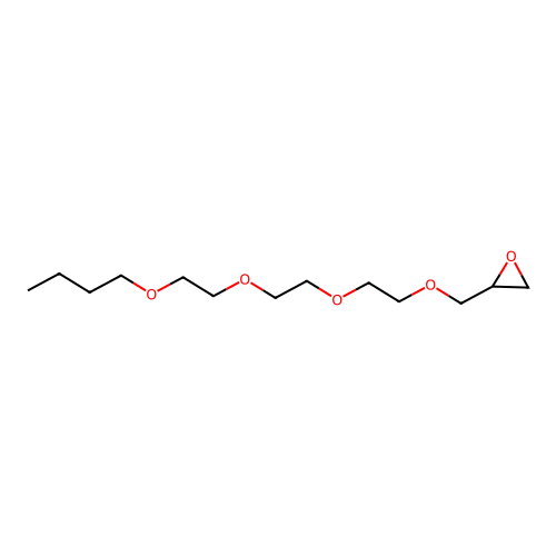 2-[2-(2-Butoxyethoxy)ethoxy]-1-(oxiran-2-ylmethoxy)ethane structure