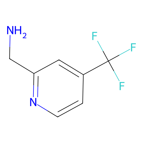 [4-(Trifluoromethyl)pyridin-2-yl]methanamine structure