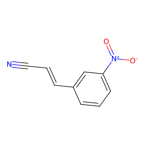 (2E)-3-(3-Nitrophenyl)-2-propenenitrile structure