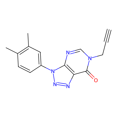 3-(3,4-Dimethylphenyl)-6-prop-2-ynyltriazolo[4,5-d]pyrimidin-7-one structure
