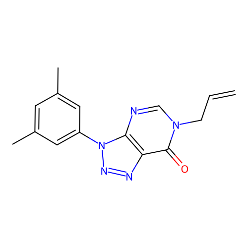 3-(3,5-Dimethylphenyl)-6-prop-2-enyltriazolo[4,5-d]pyrimidin-7-one structure