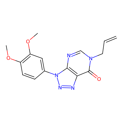 3-(3,4-Dimethoxyphenyl)-6-prop-2-enyltriazolo[4,5-d]pyrimidin-7-one structure