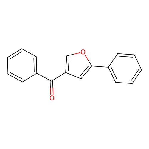 2-Phenyl-4-benzoylfuran structure