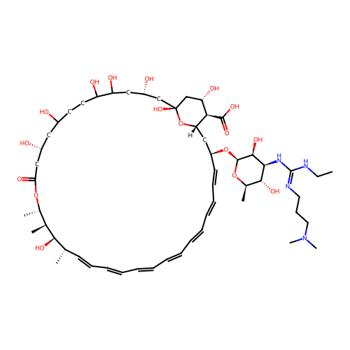amphotericin B, N-(N'-(3-dimethylaminopropyl)-N''-ethylguanyl)- structure
