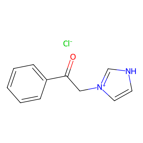 2-(1H-imidazol-1-yl)-1-phenylethanone hydrochloride structure