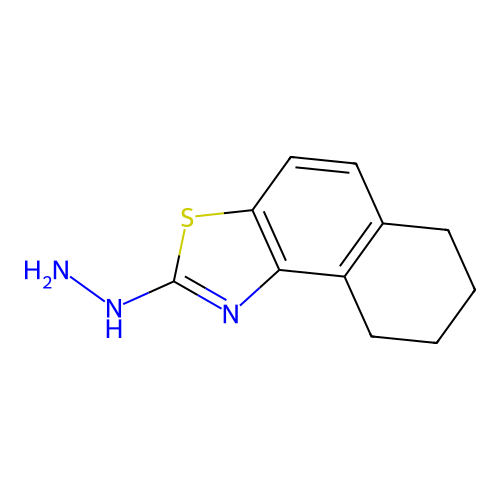 2-Hydrazinyl-6,7,8,9-tetrahydronaphtho[1,2-d]thiazole structure