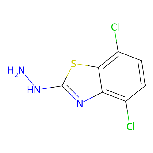 4,7-Dichloro-2-hydrazinylbenzothiazole structure