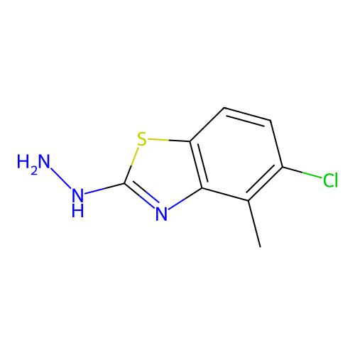5-Chloro-2-hydrazino-4-methyl-1,3-benzothiazole structure