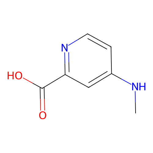 4-(Methylamino)-2-pyridinecarboxylic acid structure