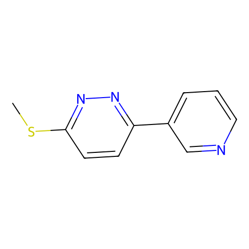 3-Methylsulfanyl-6-pyridin-3-ylpyridazine structure