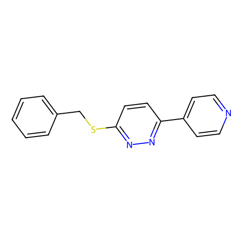3-(Benzylthio)-6-(pyridin-4-yl)pyridazine structure