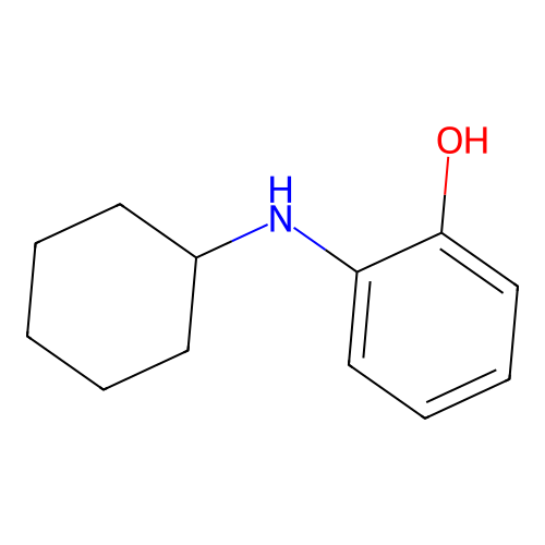 2-(Cyclohexylamino)phenol structure