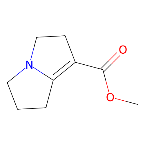 methyl 2,3,5,6-tetrahydro-1H-pyrrolizine-7-carboxylate structure
