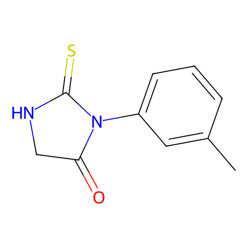 2-mercapto-3-(3-methylphenyl)-3,5-dihydro-4H-imidazol-4-one structure