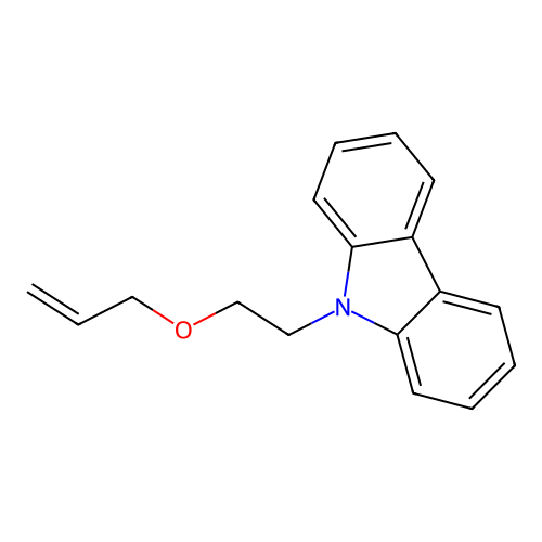9-(2-Prop-2-enoxyethyl)carbazole structure