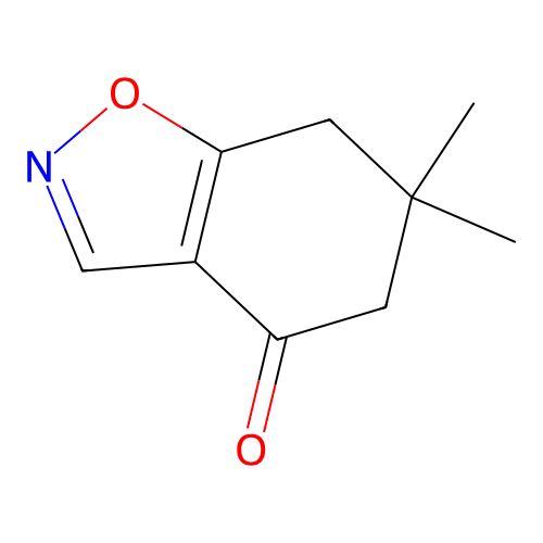 6,7-Dihydro-6,6-dimethyl-1,2-benzisoxazol-4(5H)-one structure