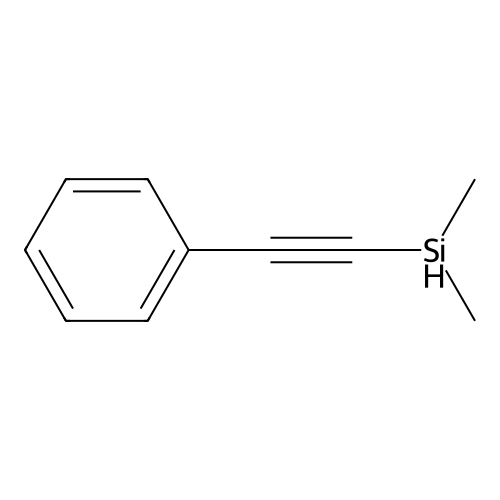 Dimethyl(2-phenylethynyl)silane structure