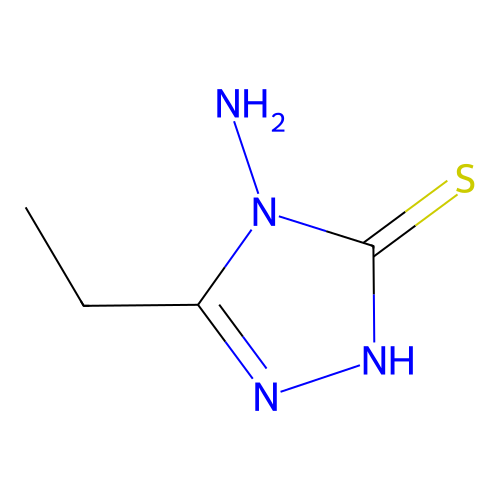 4-Amino-5-ethyl-2,4-dihydro-3H-1,2,4-triazole-3-thione structure