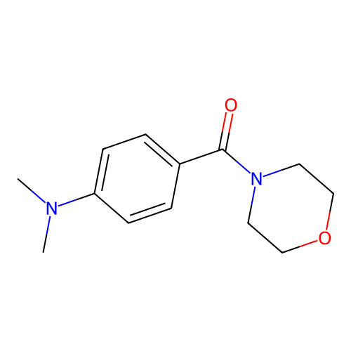 [4-(Dimethylamino)phenyl](morpholin-4-yl)methanone structure