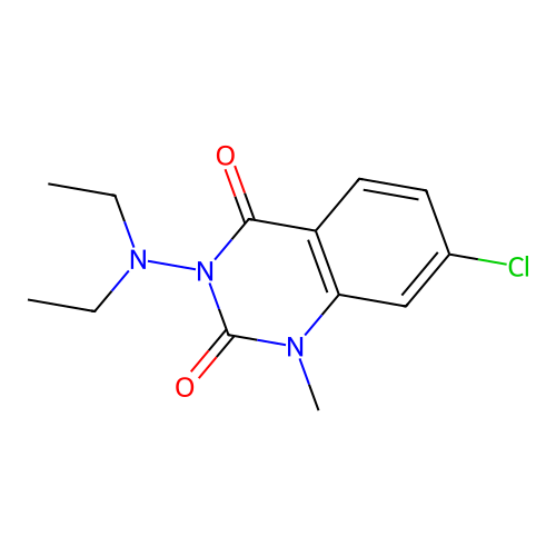 2,4(1H,3H)-Quinazolinedione, 7-chloro-3-(diethylamino)-1-methyl- structure