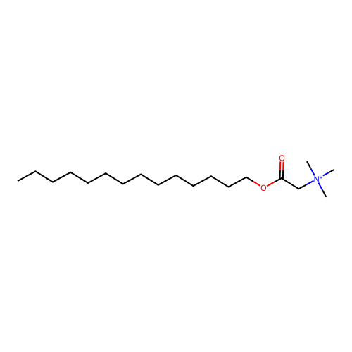Ethanaminium, N,N,N-trimethyl-2-oxo-2-(tetradecyloxy)- structure