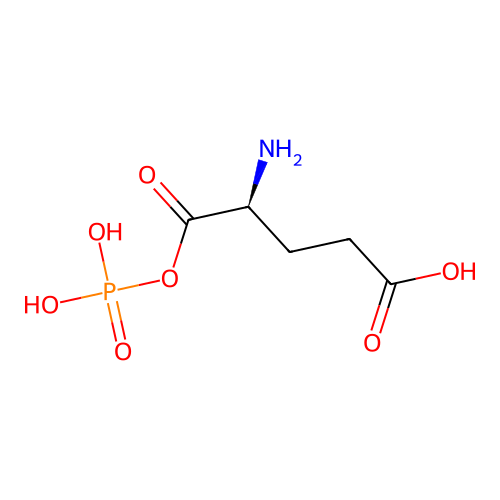 alpha-L-glutamyl phosphate structure