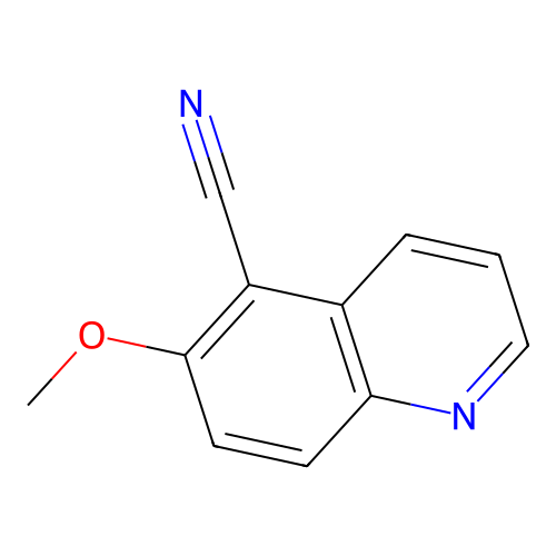 6-Methoxy-5-quinolinecarbonitrile structure
