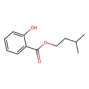 水杨酸异戊酯 structure