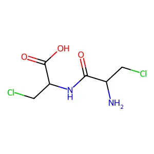 beta-Chloroalanyl-beta-chloroalanine structure