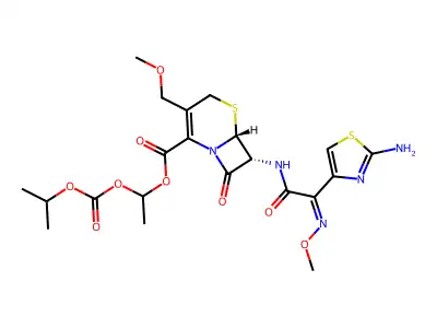 头孢泊肟匹酯 structure