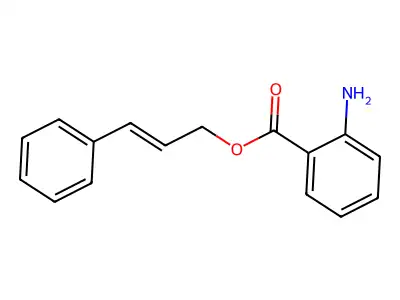 Anthranilic acid cinnamyl ester structure
